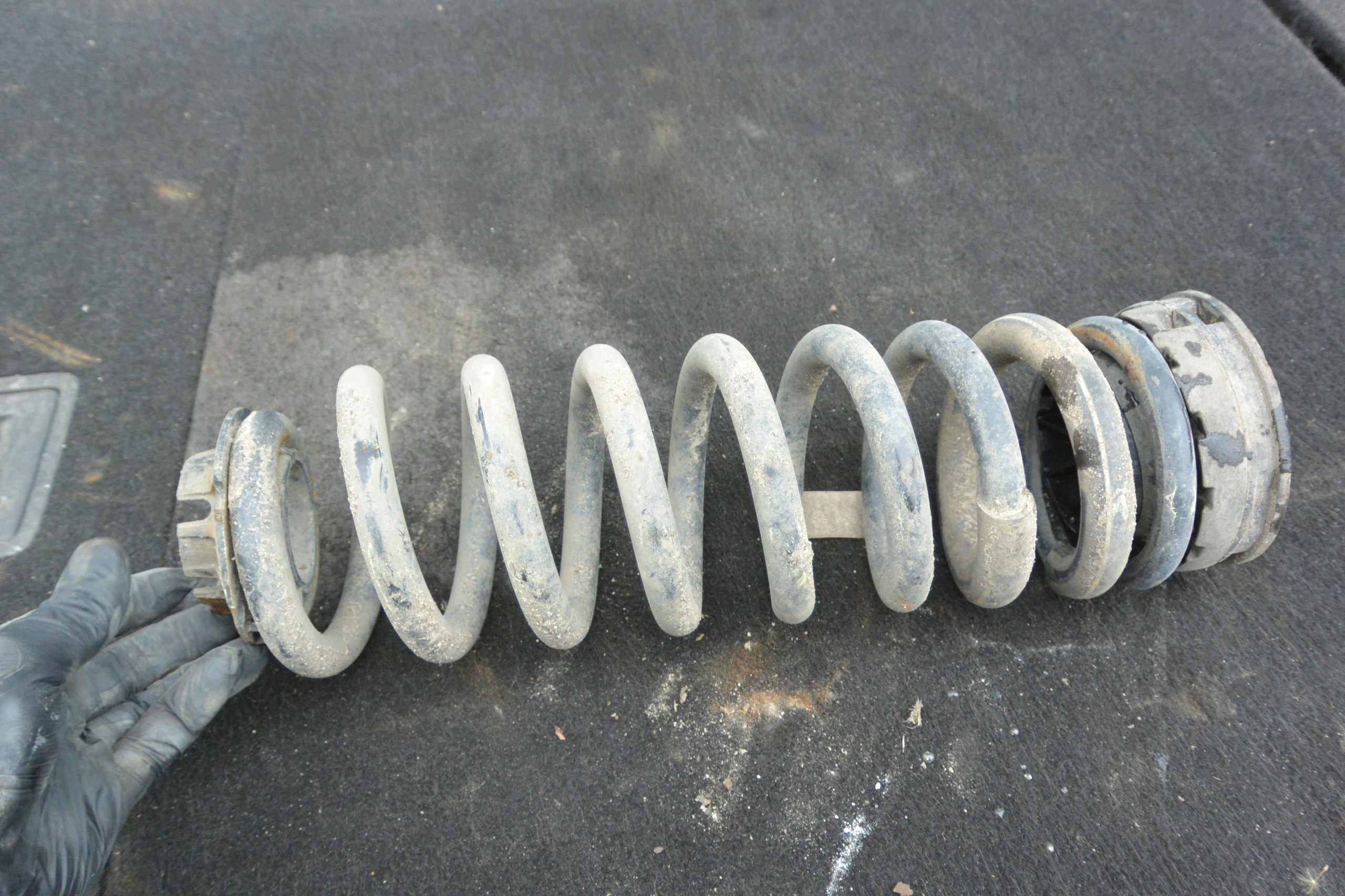 spring rear part right left MERCEDES-BENZ ML-KLASA W164