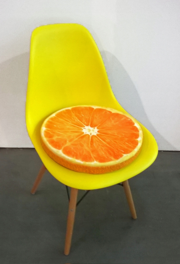 Poduszka RING na krzesło POMARAŃCZA Marka Bertoni