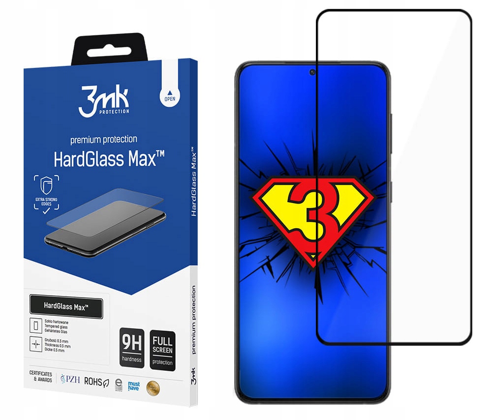 

3mk Szkło HardGlass Max do Samsung Galaxy S22