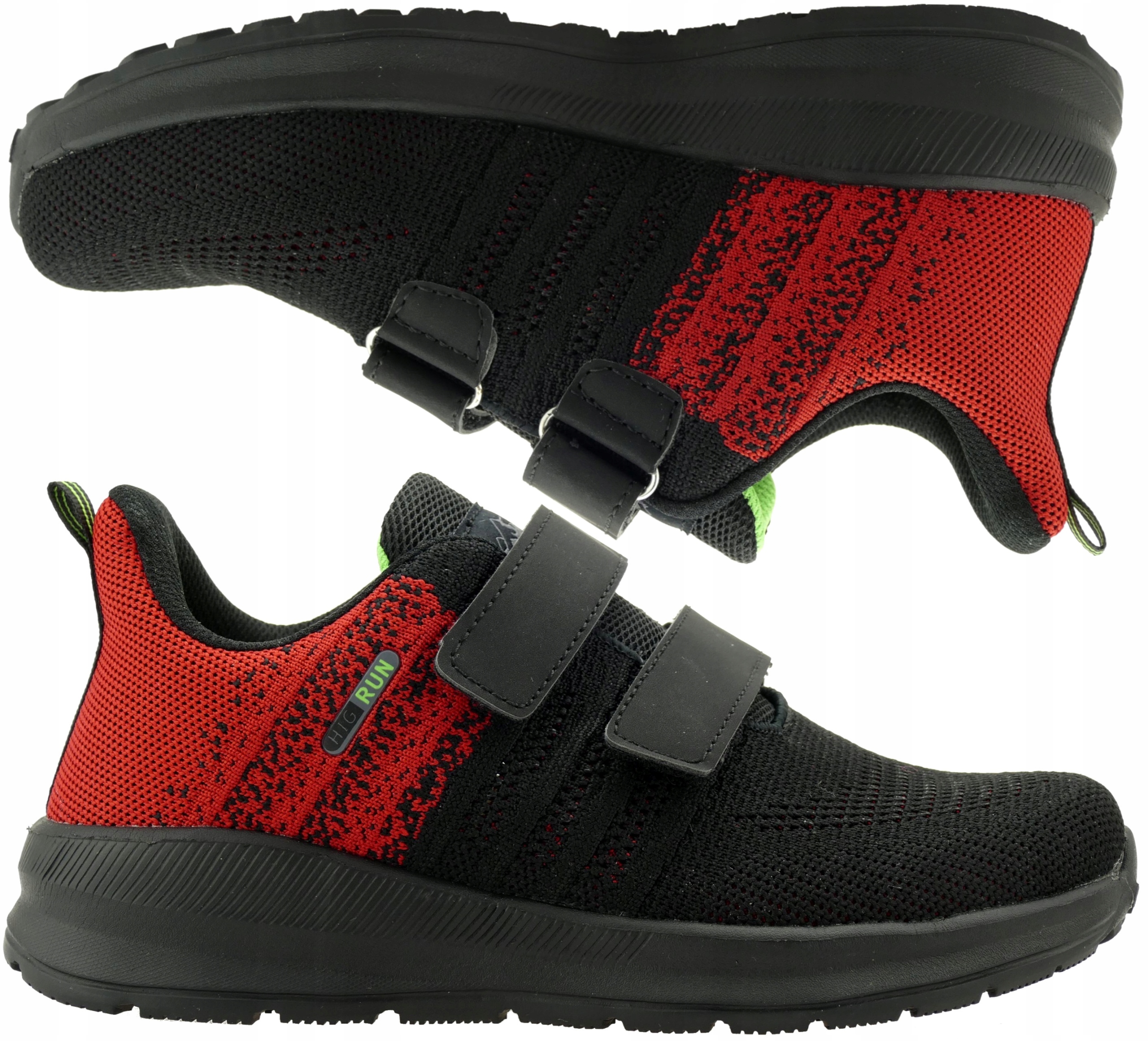 

Adidasy Chłopięce buty sportowe Rzepy Siatka 36