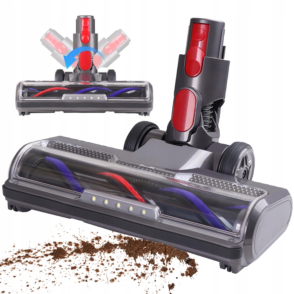 Motorizovaná Kartáčová Hlava Pro Dyson V7 V8 V10 V11 V15, Vyměnitelná Hlava