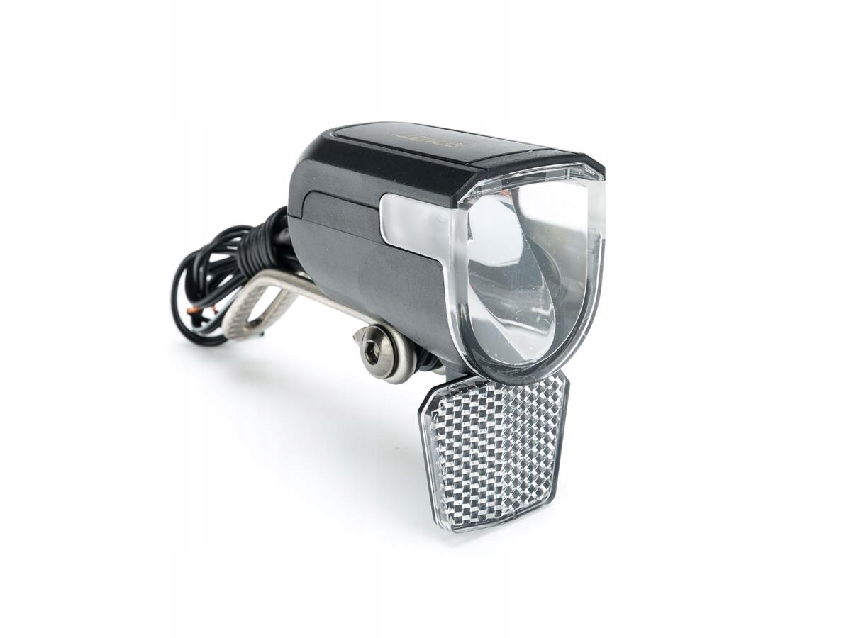 Lampa przednia prądnica JY-7191M-80 z uchwytem 80 lux et/logo Romet