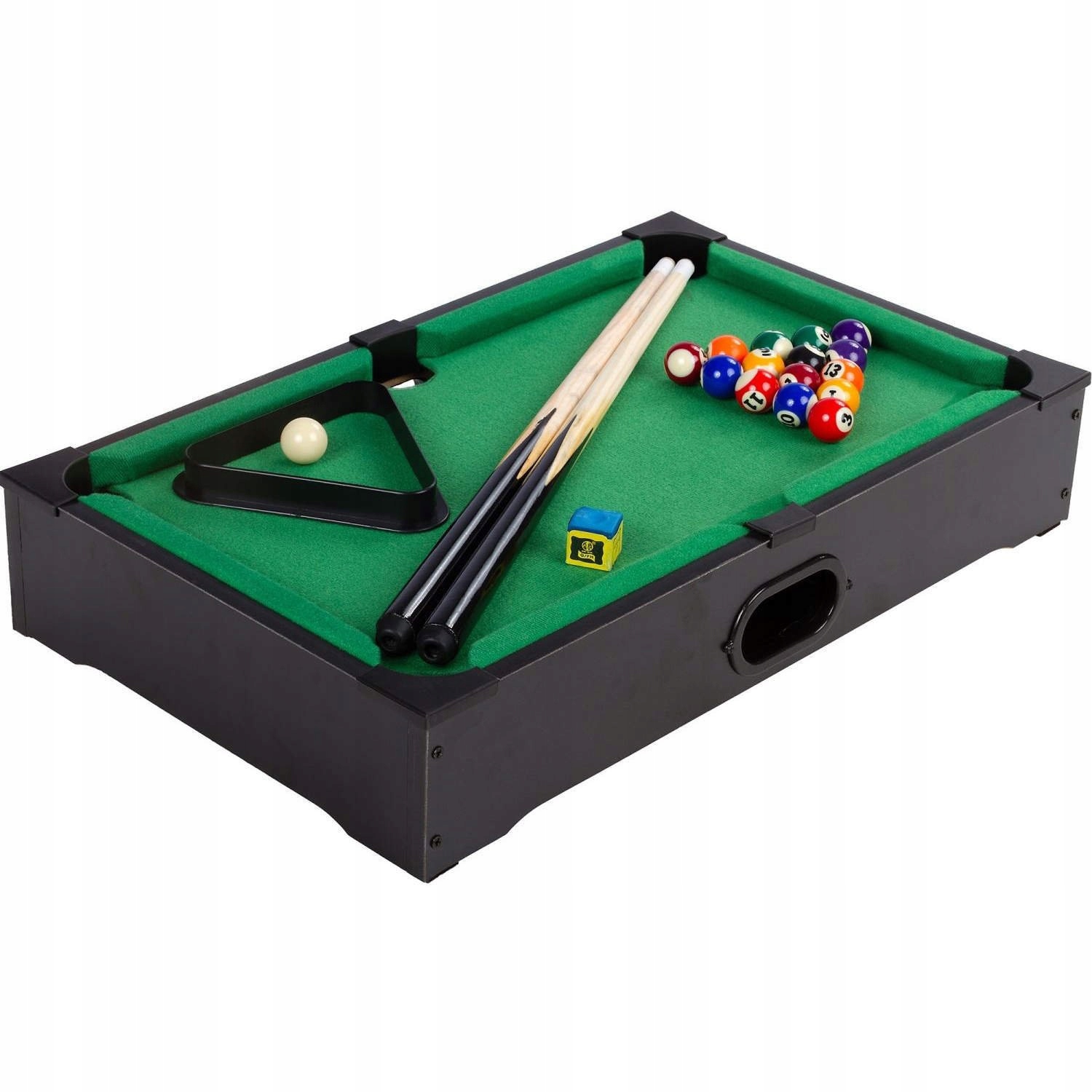 Czarny Mini Stół Bilardowy Pool Bilard Akcesoria