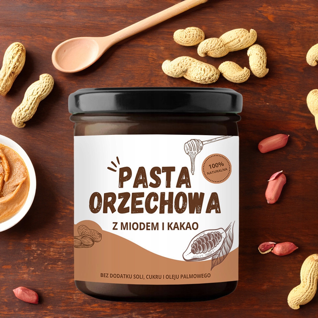 Pasta orzechowa z miodem i kakao 300g Marka Vitafarm