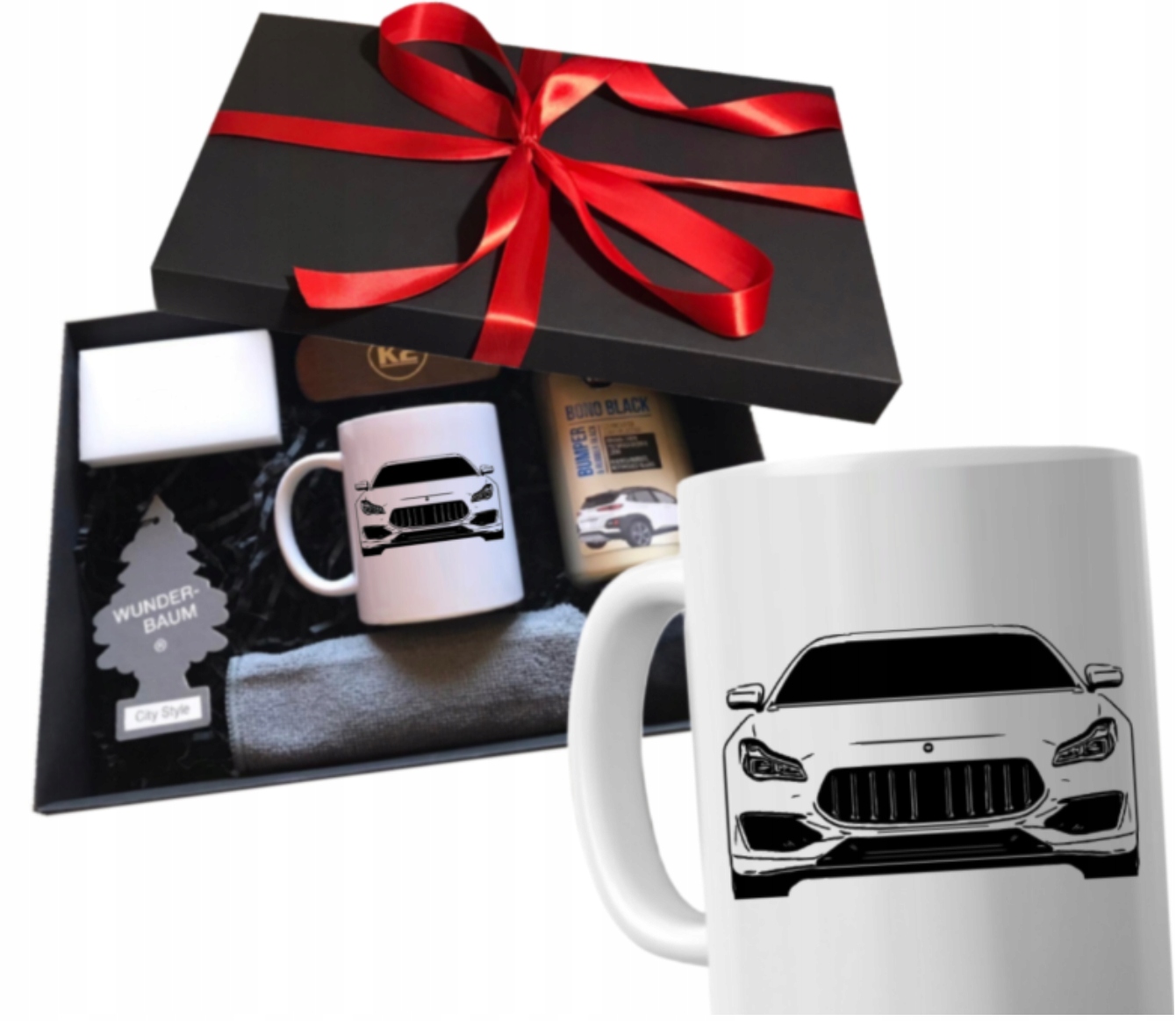 Sada Dárek hrnek pro kluka, jmeniny pro řidiče auta Maserati
