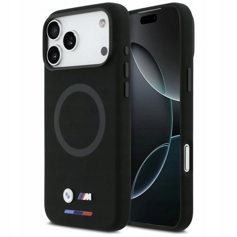Bmw M Silicon Logo MagSafe pro Apple iPhone 17 Pro Max černý