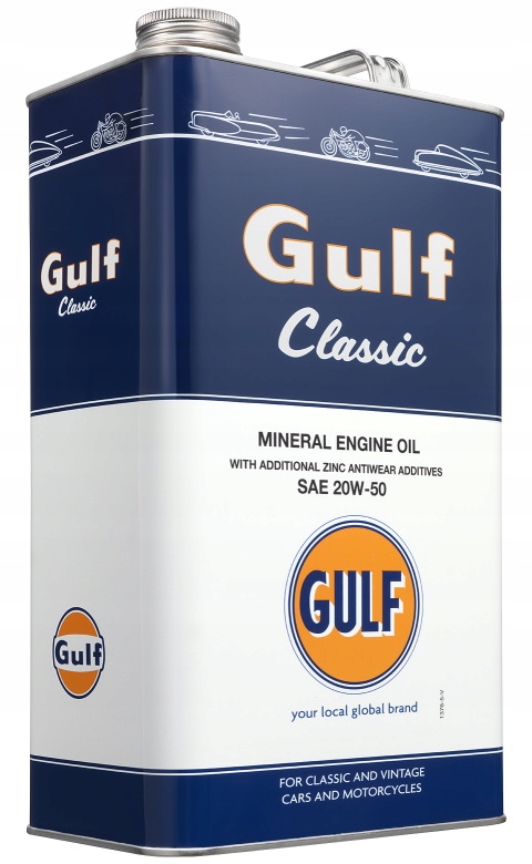 

Gulf Classic 20W50 5L Oldtimer Klasyka Zabytkowe