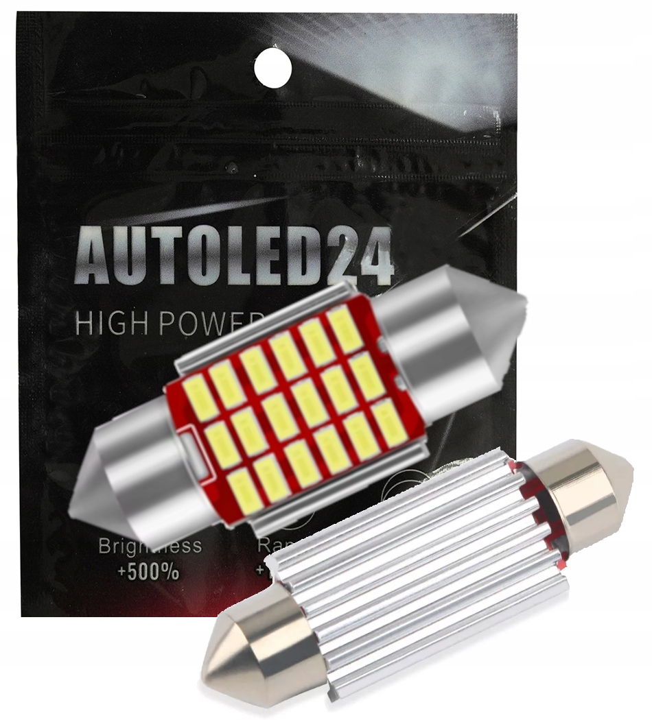 Żarówka 18 Led 3014 Smd Rurka 31mm Retrify Ultra Maxx Moc C5W C10W Canbus