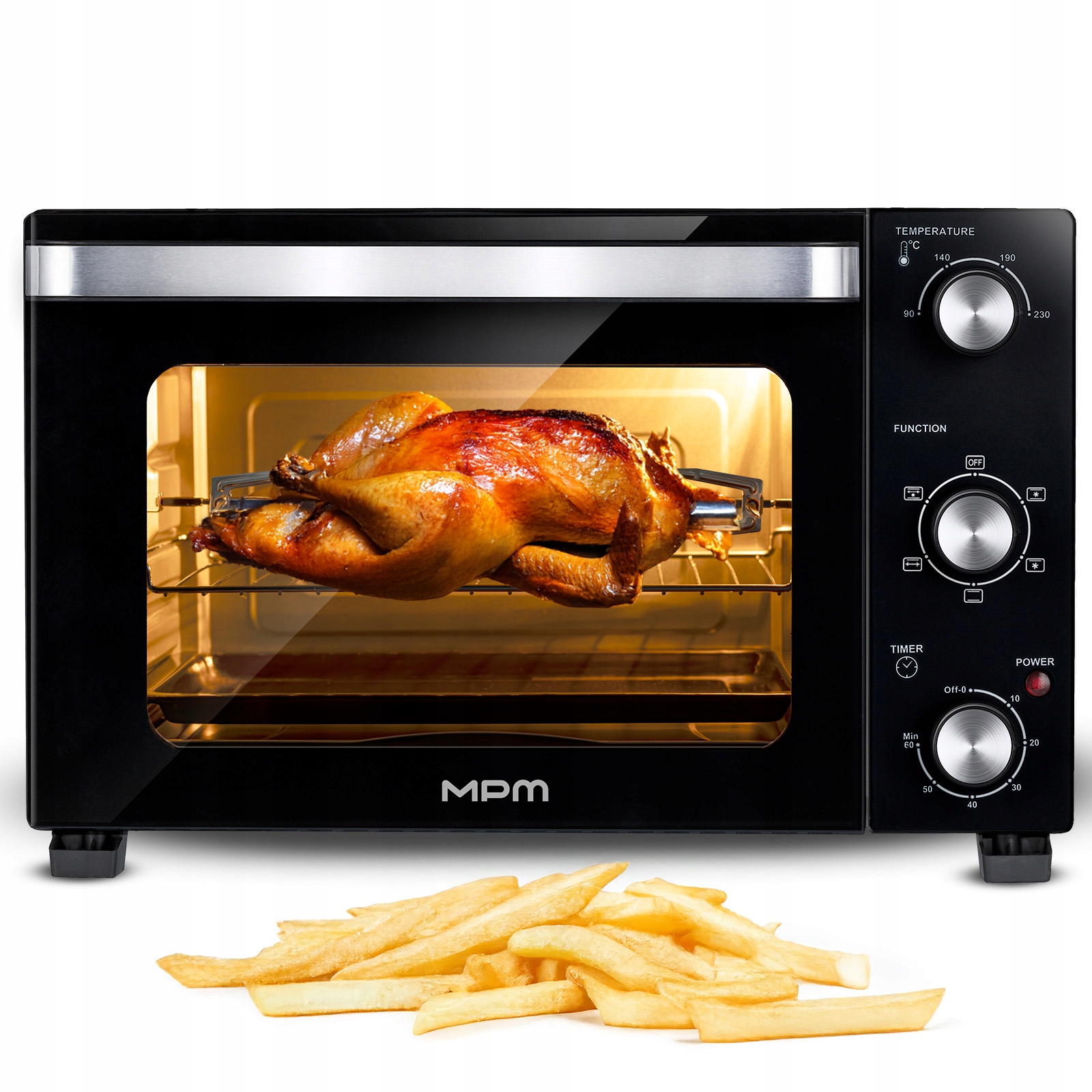 Elektrická trouba s termocirkulací 48 l Mpm MPE-17/T