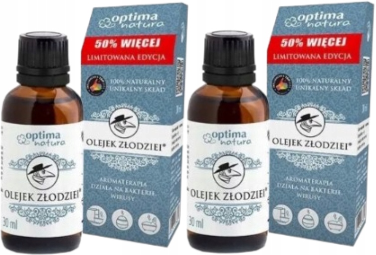Olejek Złodziei 100% Roztocza Wirusy Bakterie 2x30 ml