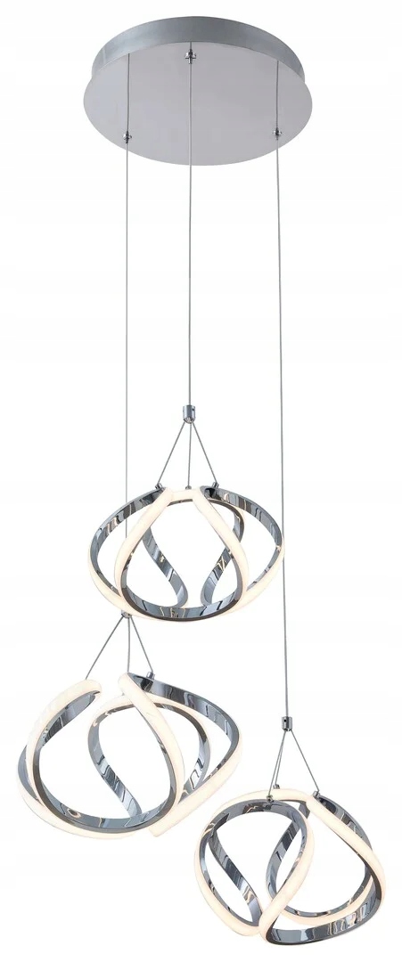 Moderná závesná Led lampa 50 W, farba chróm 5771 Palmira Rabalux