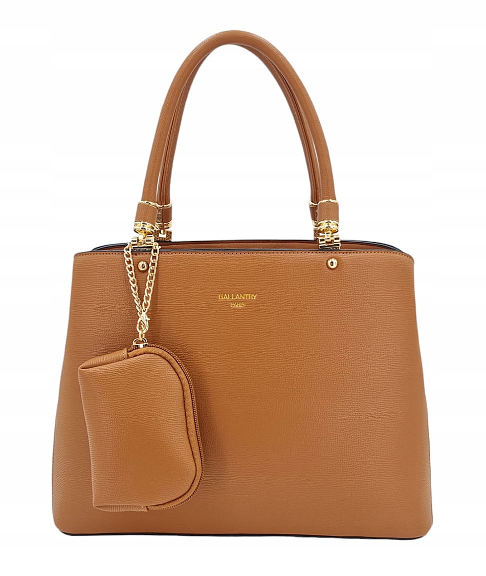 Světle hnědý kufřík z ekokůže Gallantry