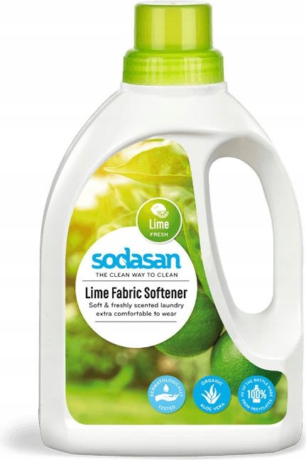 

Naturalny Płyn Do Płukania Limonka 750ml Sodasan