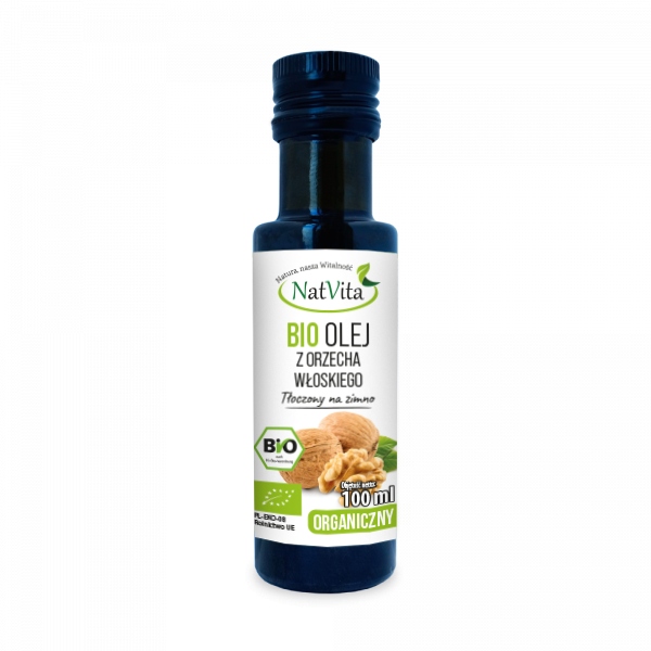 

Olej z orzecha włoskiego Bio 100ml NatVita