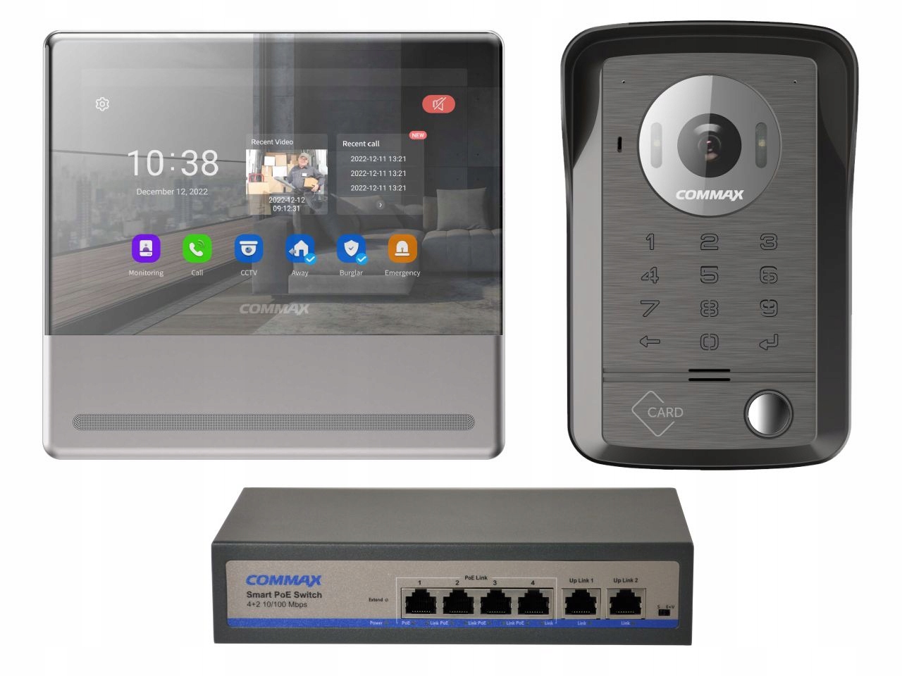 Videovrátnik Ip sada CIP-70QPT Neo Silver Set 3