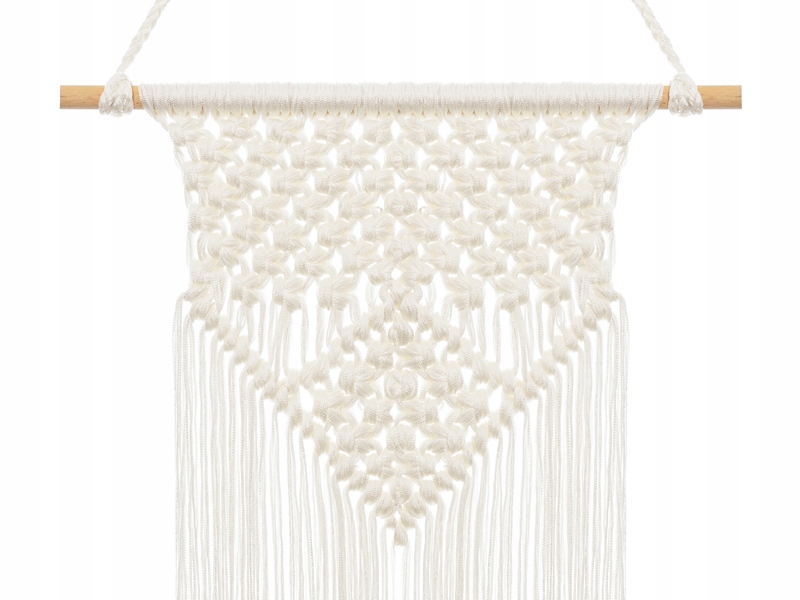 

Makrama Dekoracja Na Krzesło Boho Naturalna