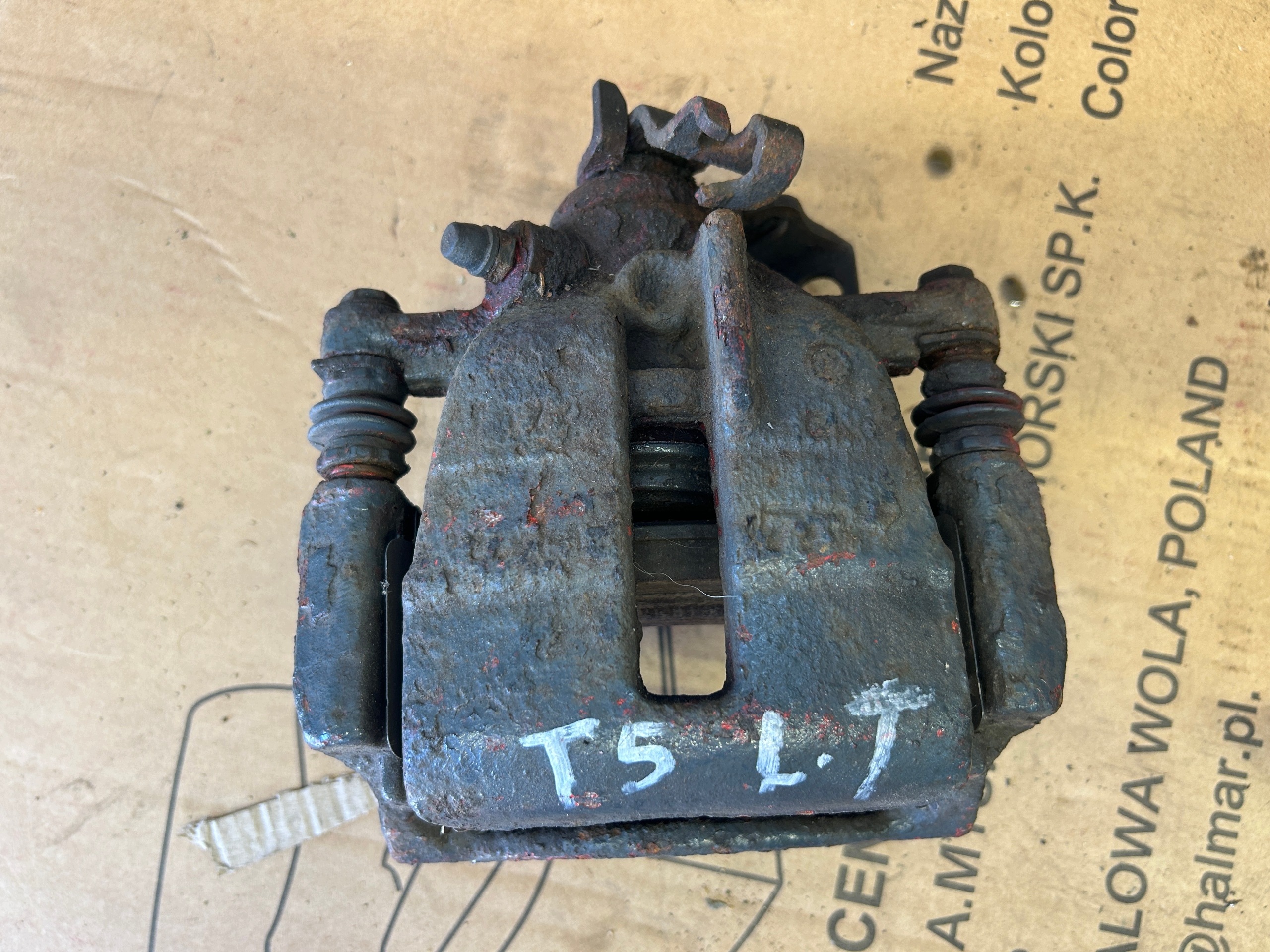 VW TRANSPORTER CARAVELLE T5 caliper brake left rear part
