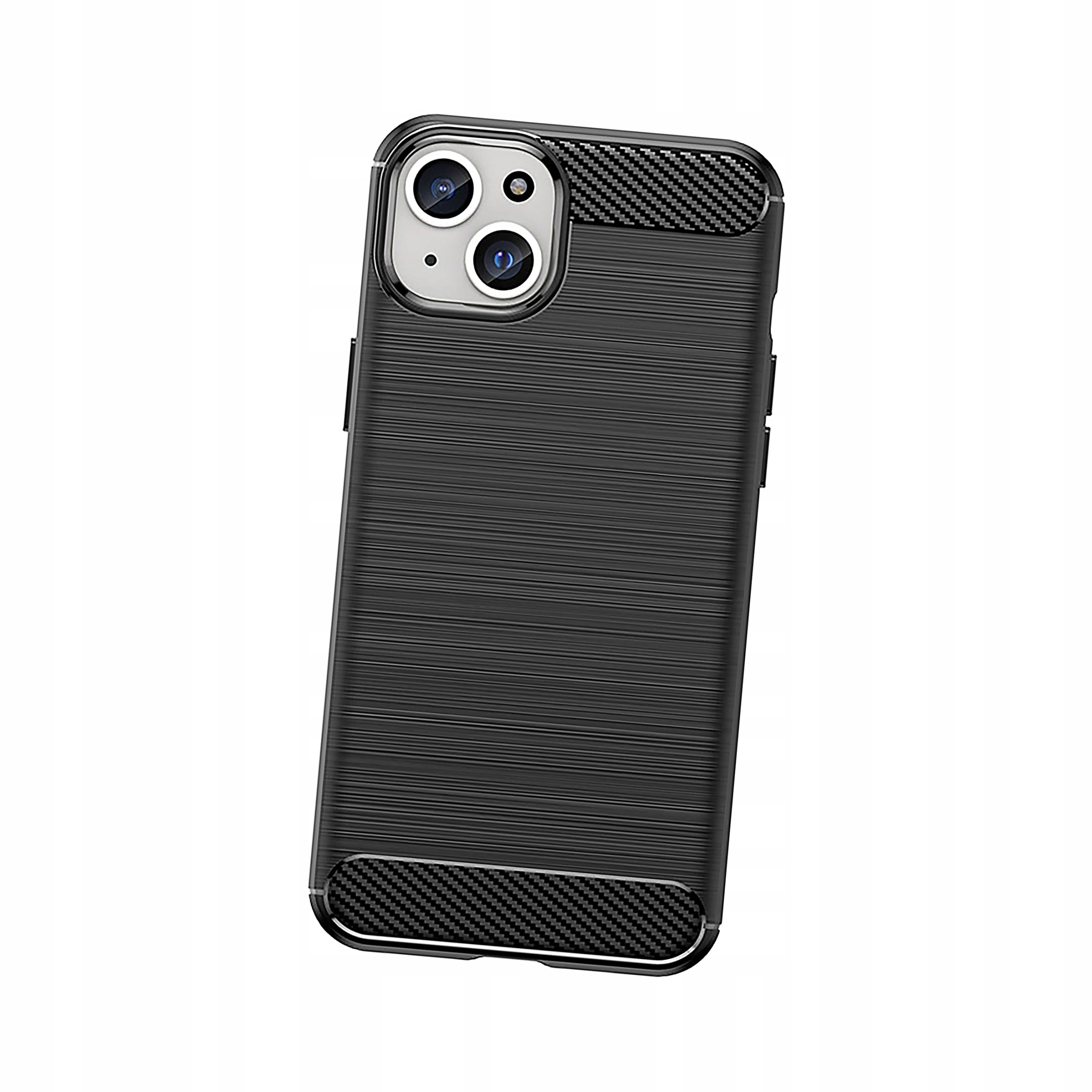 Plecki Elastyczne etui wzór karbon do iPhone 15 Plus Carbon Case