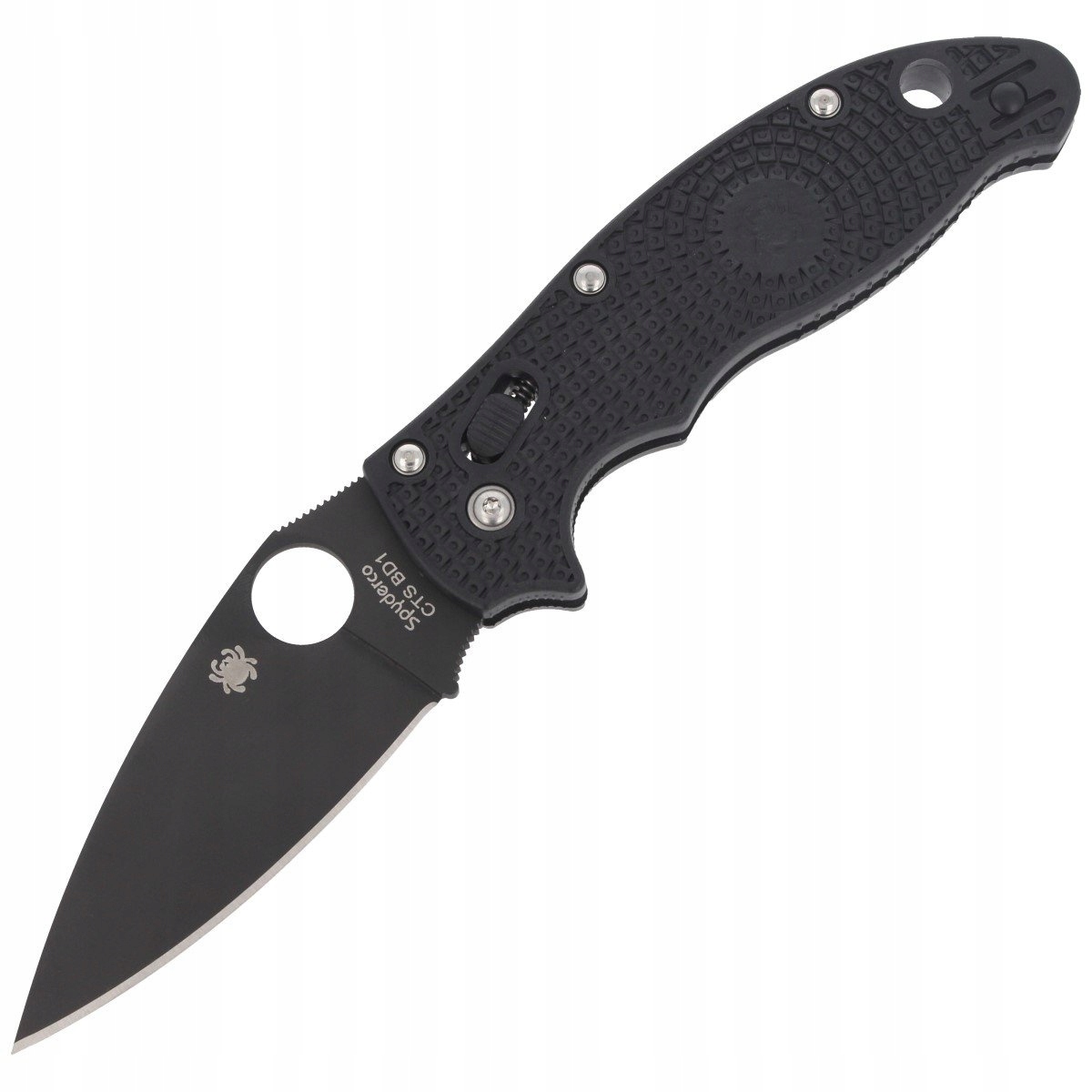 Nůž Folder Edc Spyderco Manix 2 Frcp Black Blade Plain Cts BD1