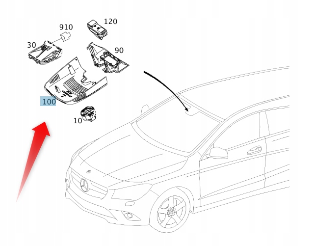 Kryt Mercedesu A17682107369051