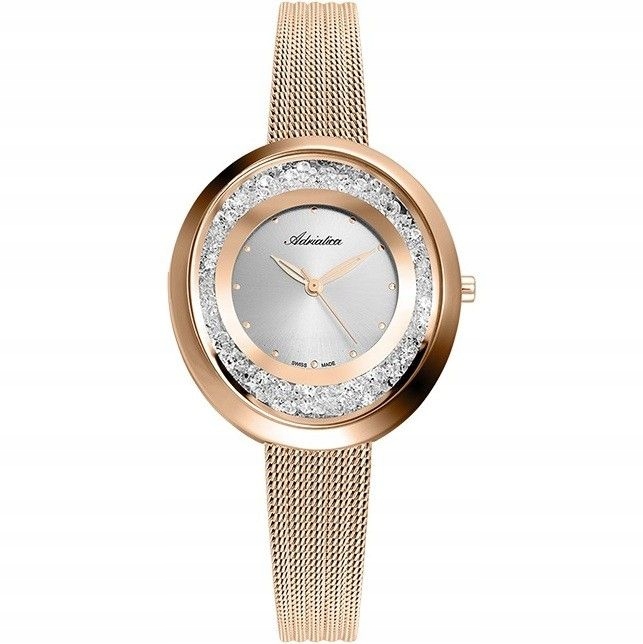 Dámské hodinky Adriatica na náramku A3771.9147QZ Swarovski Hodinky