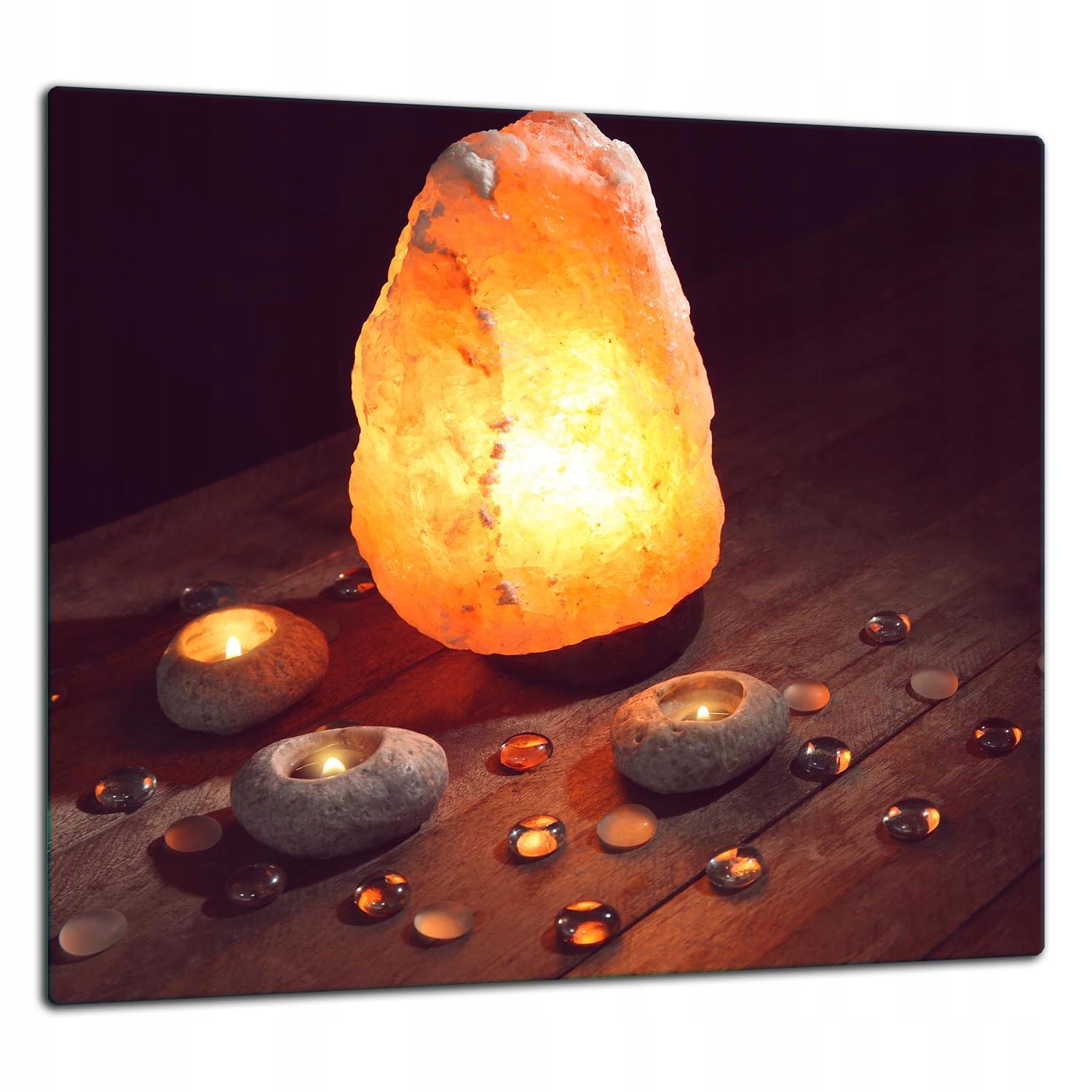 Skleněná Ochranná Deska Panel Lepidlo 65x60 Lampa