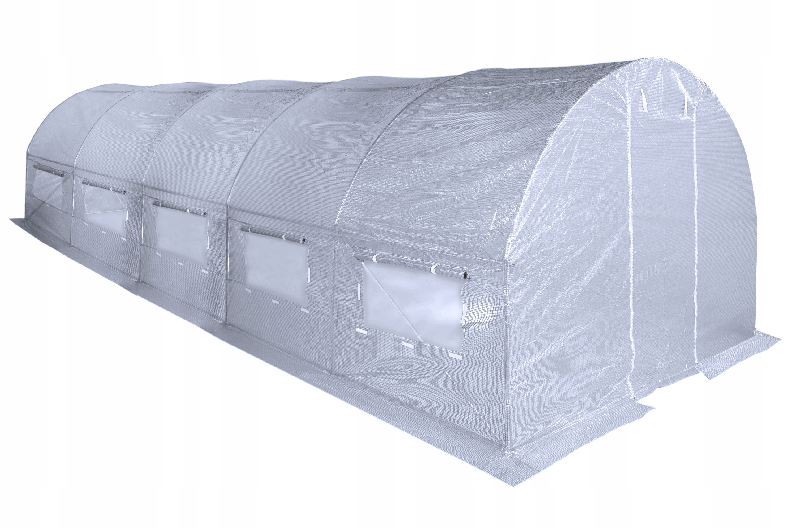 TUNEL FOLIOWY 3x8m. SZKLARNIA STELAŻ FOLIA BIAŁA Kod producenta 300800