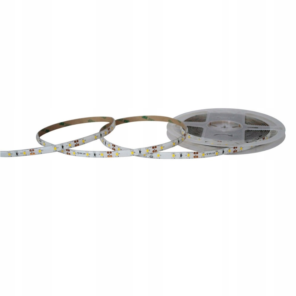 LED juosta 12V 5m 4,8W/m 576lm/m 3000K šilta spalva IP20 viduje NEXTEC