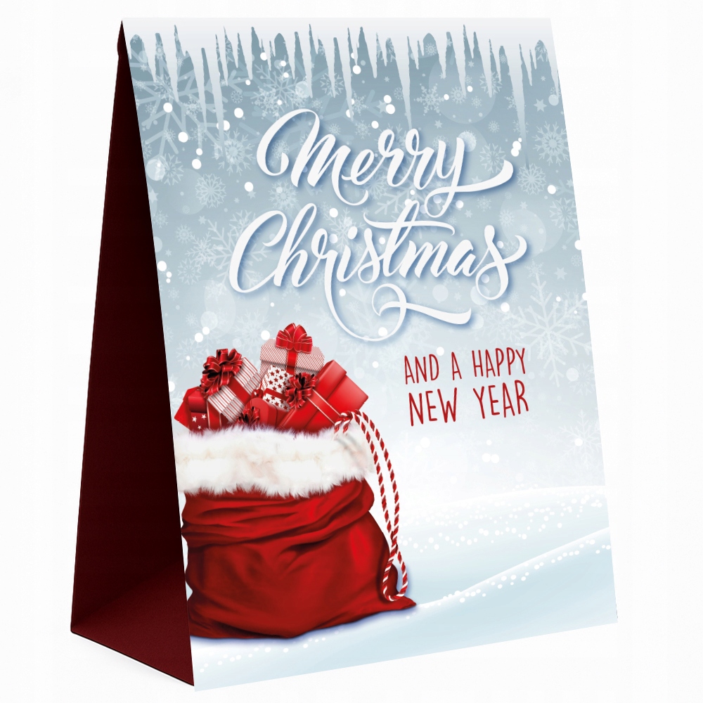 20ks Vánoční krabička 40x30 cm dárkové balení na Mikuláše Vánoce