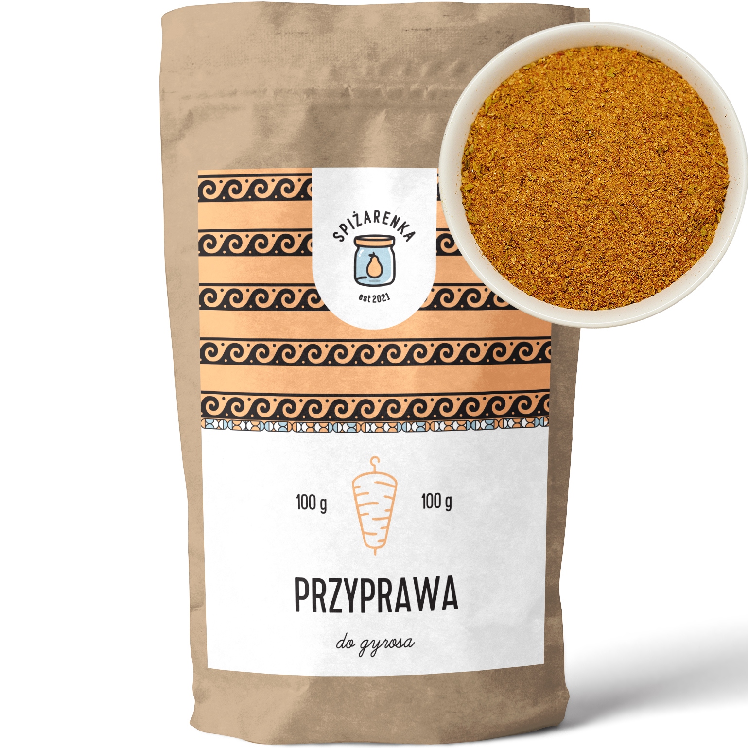 Levně 5 x Koření Na Gyros A Kebab aromatický Velký Balíček Spiżarenka