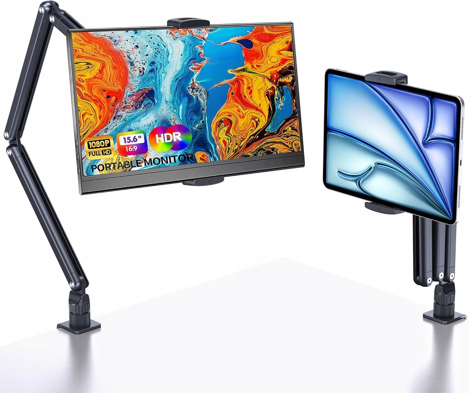 Profesionálny Kovový Stolný Držiak Pre Tablet A Monitor 15,6-16"