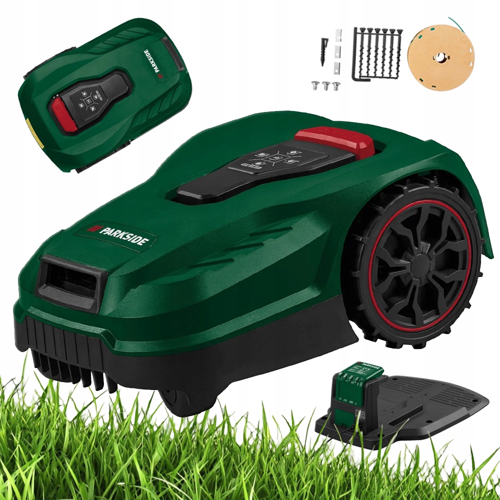 Robotická Kosačka Parkside Pamrc 250 A1 20V 2 Ah Bluetooth Aku Nabíjanie Príslušenstvo