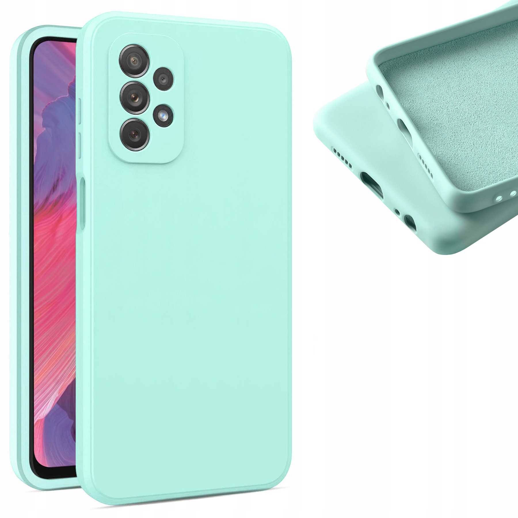 

Etui Miętowe Liquid do Samsung Galaxy A13 4G