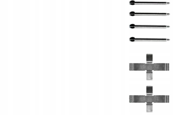 BREMBO ZESTAW MONTAŻOWY KLOCKÓW HAMULC.