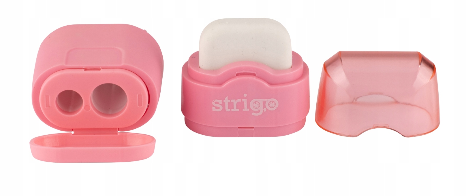 TEMPERÓWKA PODWÓJNA Z GUMKĄ STRIGO JASNORÓŻOWA EAN (GTIN) 6930518946214