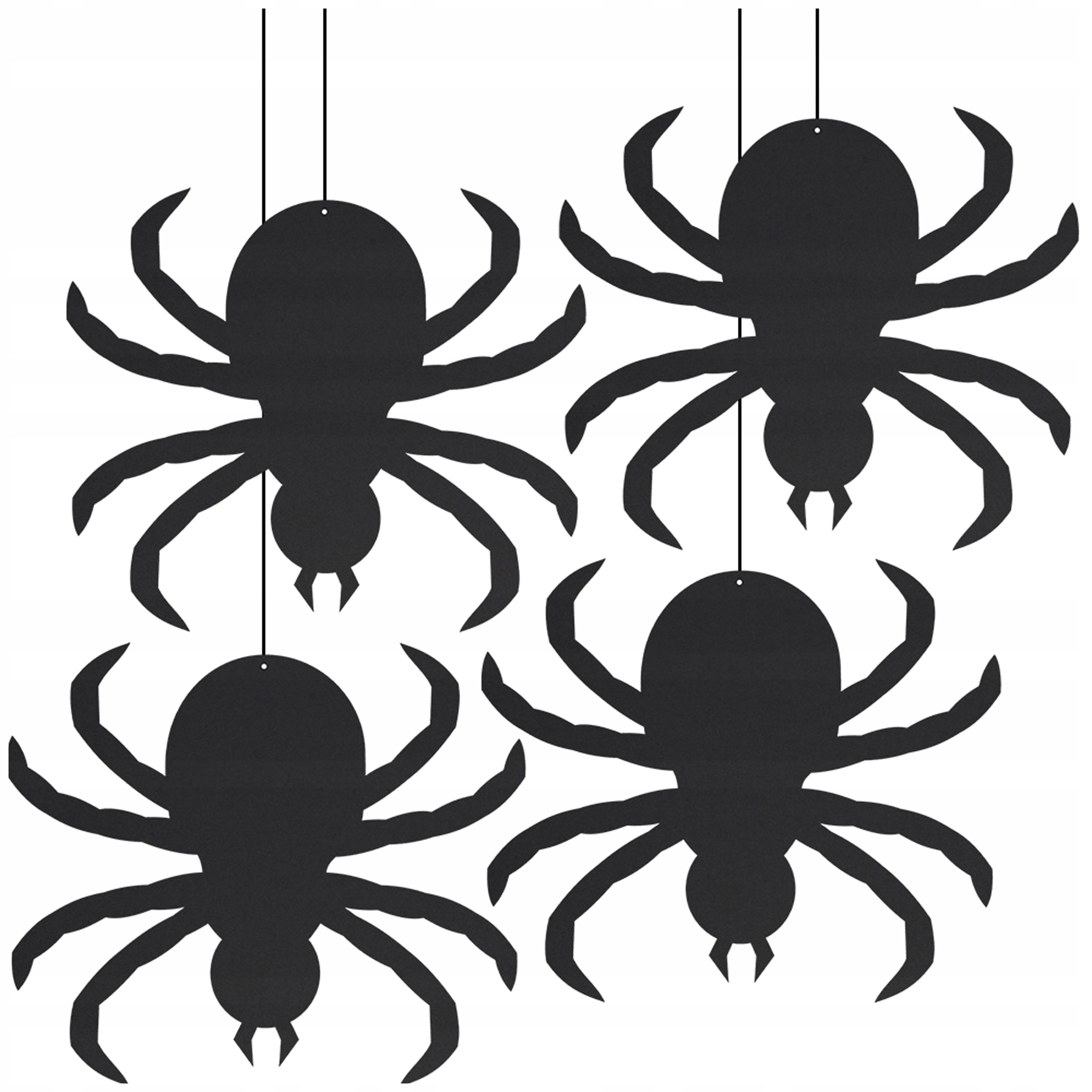 Girlanda Dekoracyjna Halloween Wiszące Pająki