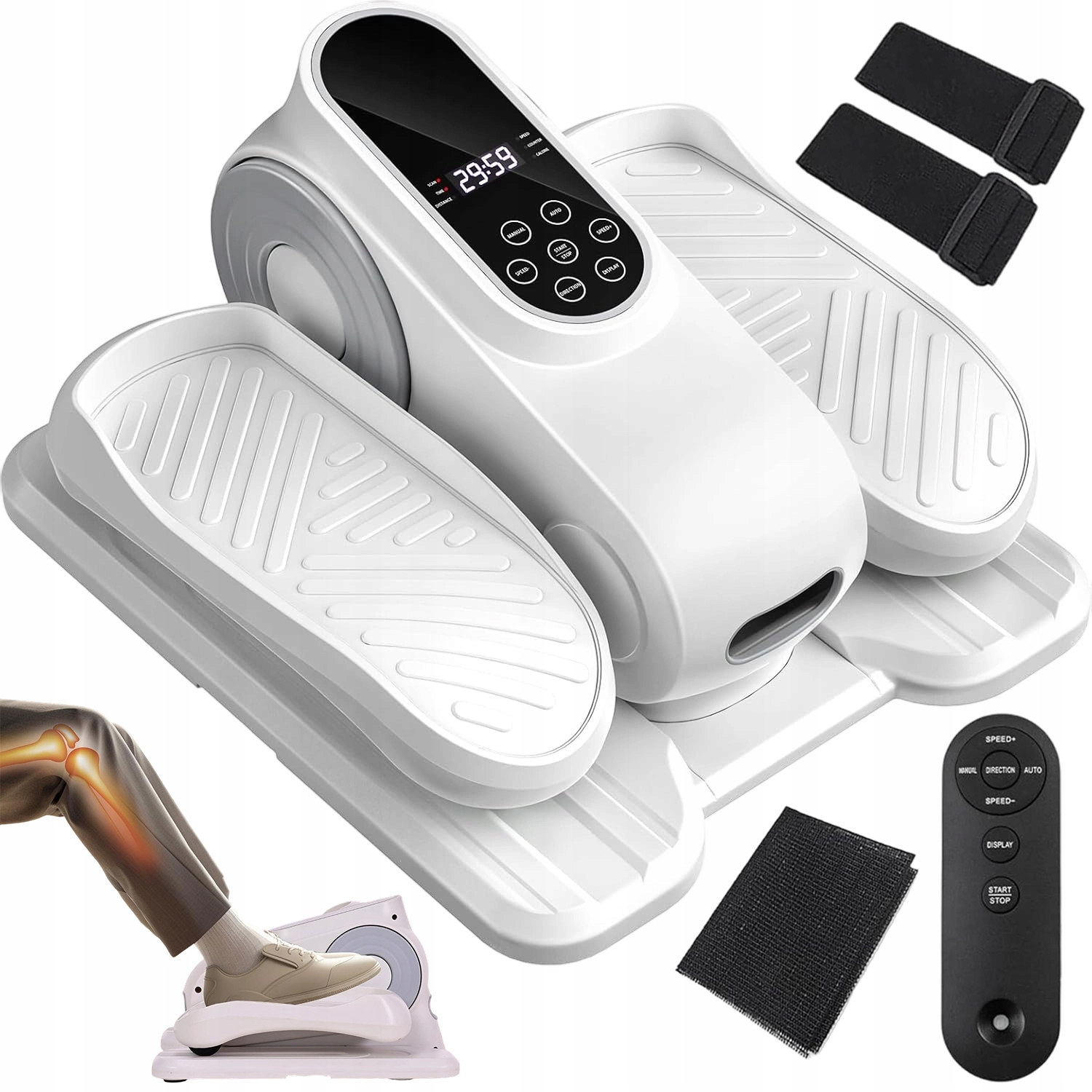 Elektrický Trenažér, Eliptický Led Kolo, 12 Úrovní Intenzity S Dálkovým Ovládáním