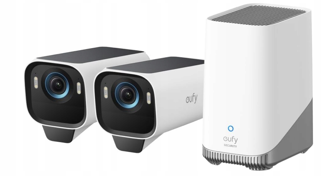 eufyCam S3 Pro sada 2 solárních kamer 4K