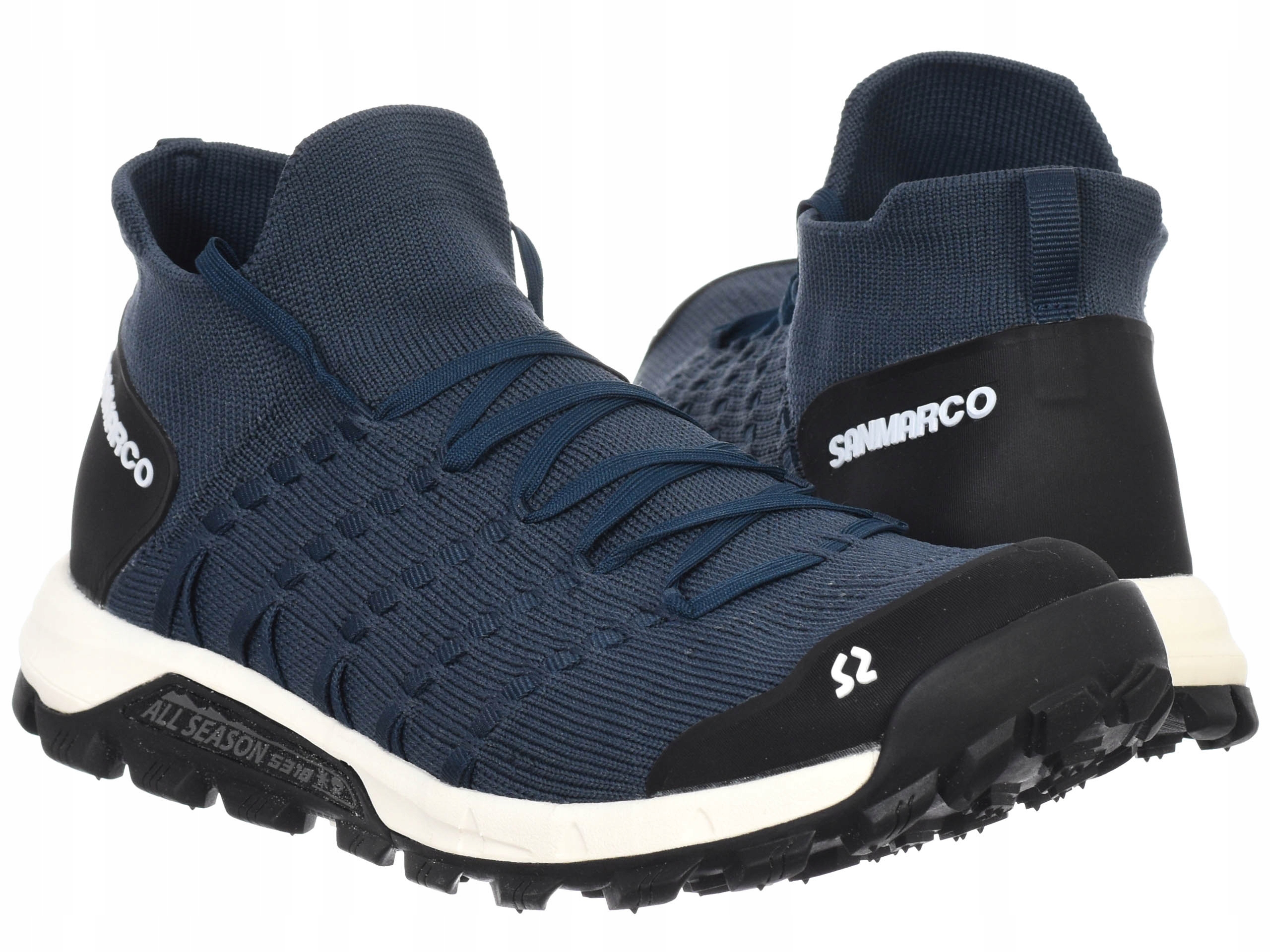 Pánské boty San Marco Trek Sock SMT2000003-0113 trekové, Tmavě Modré