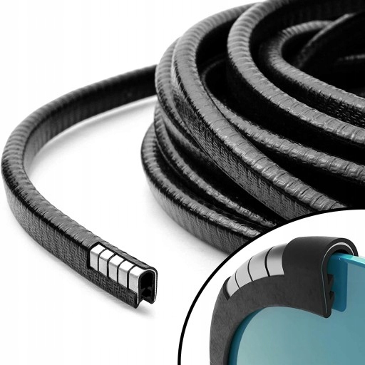 PROFIL OSŁONA KRAWĘDZI DRZWI SAMOCHODU BLACHY 10M