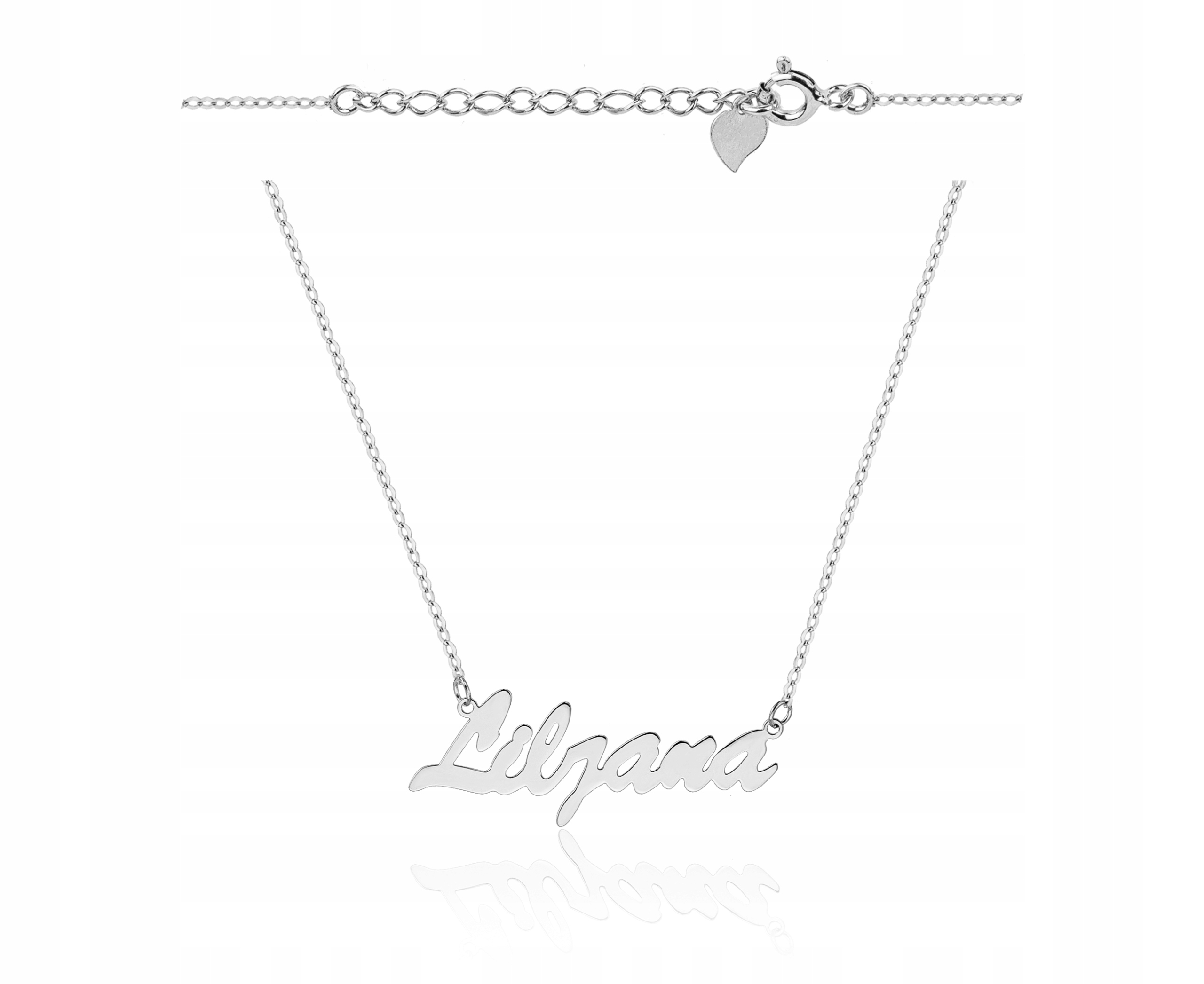 Stříbrný náhrdelník s jménem Liliana 925 Gravírování