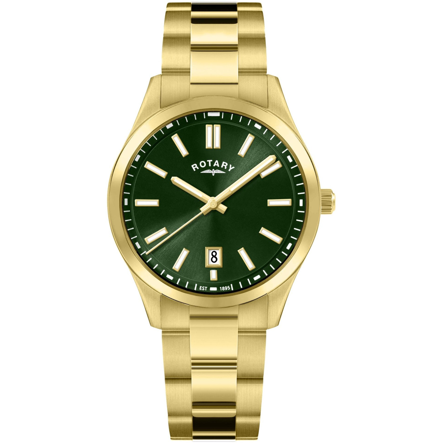 Pánské Hodinky Rotary RGB05522/24 zlatý náramek