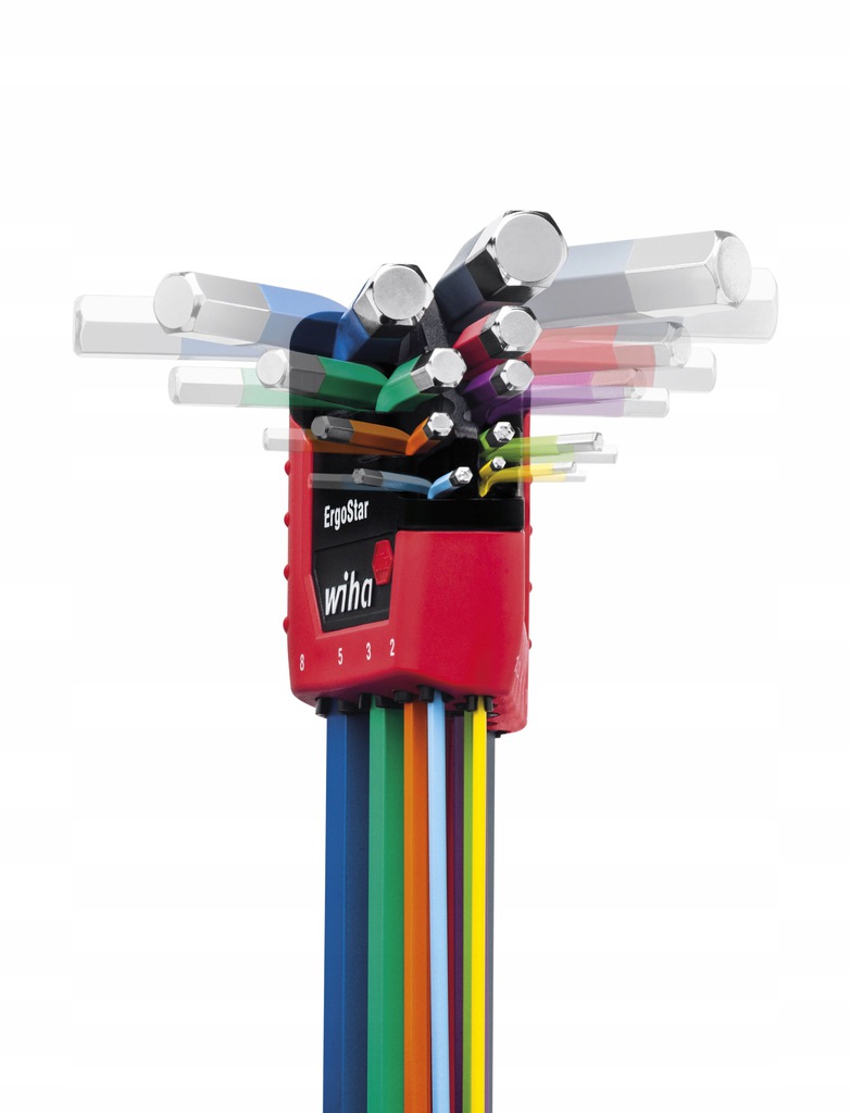 ZESTAW 9 KLUCZY TRZPIENIOWYCH ERGOSTAR WIHA Number of Elements sets