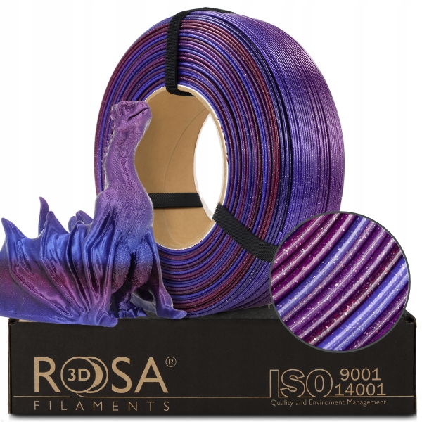 Filament Rosa3D ReFill Pla Galaxy Rainbow Andromeda 1kg 1,75mm