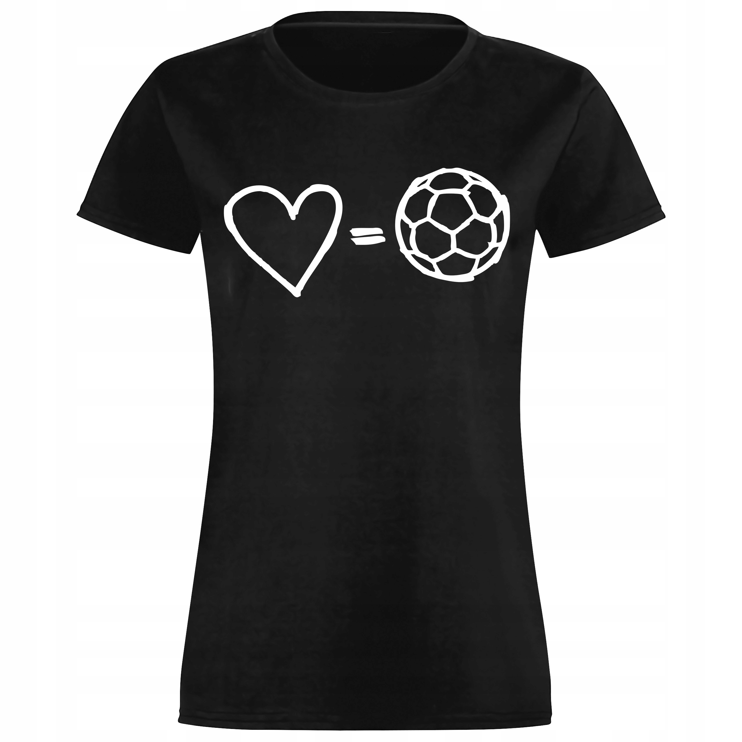 

Damska Koszulka T-shirt Football Love Rozmiar M