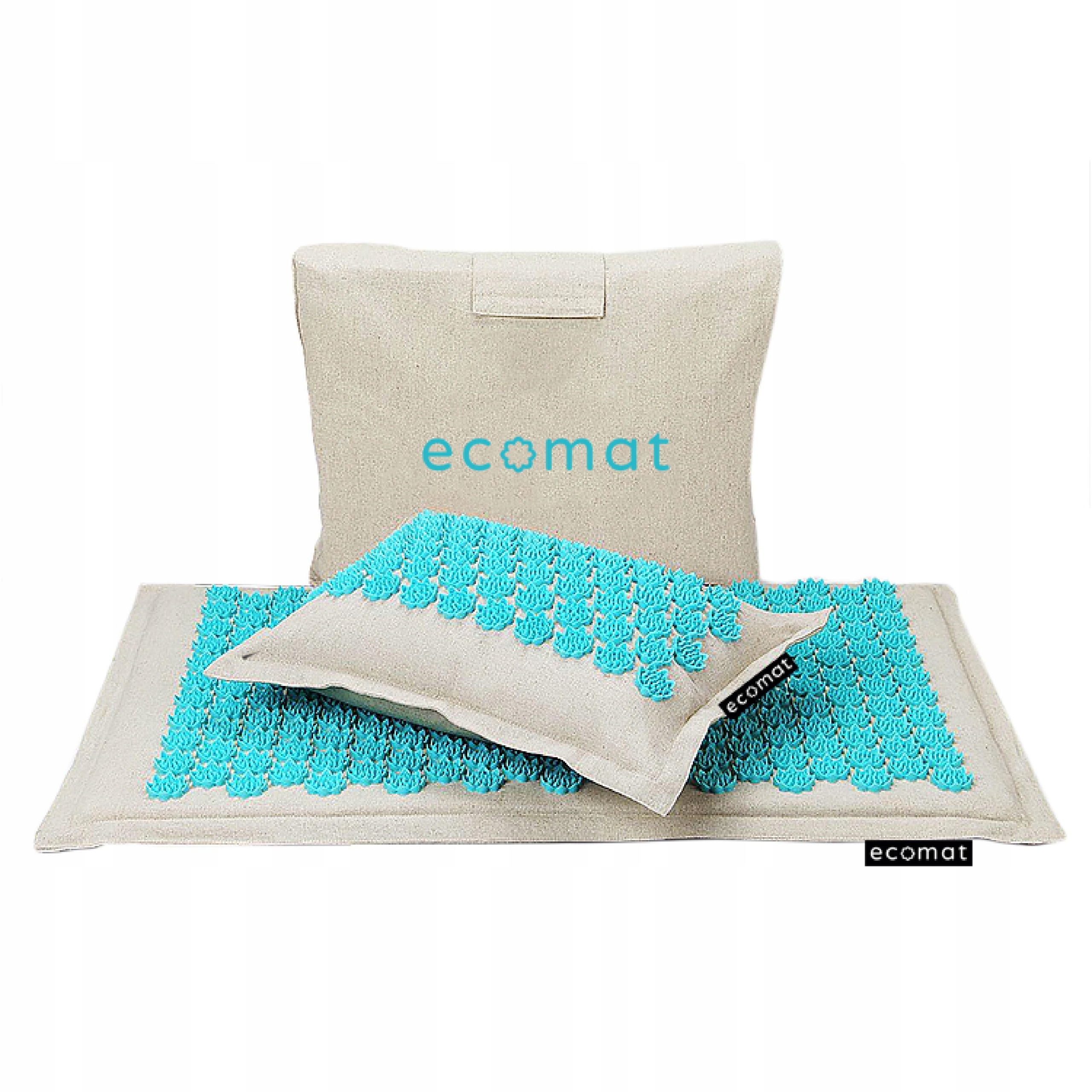 EKOLOGICZNA MATA do akupresury + PODUSZKA + TORBA