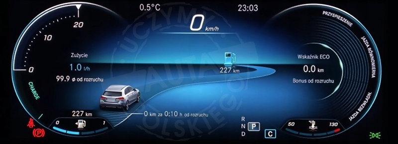 MERCEDES-BENZ A-KLASA W177 FUNKCJA HEJ MERCEDES Marka Mercedes