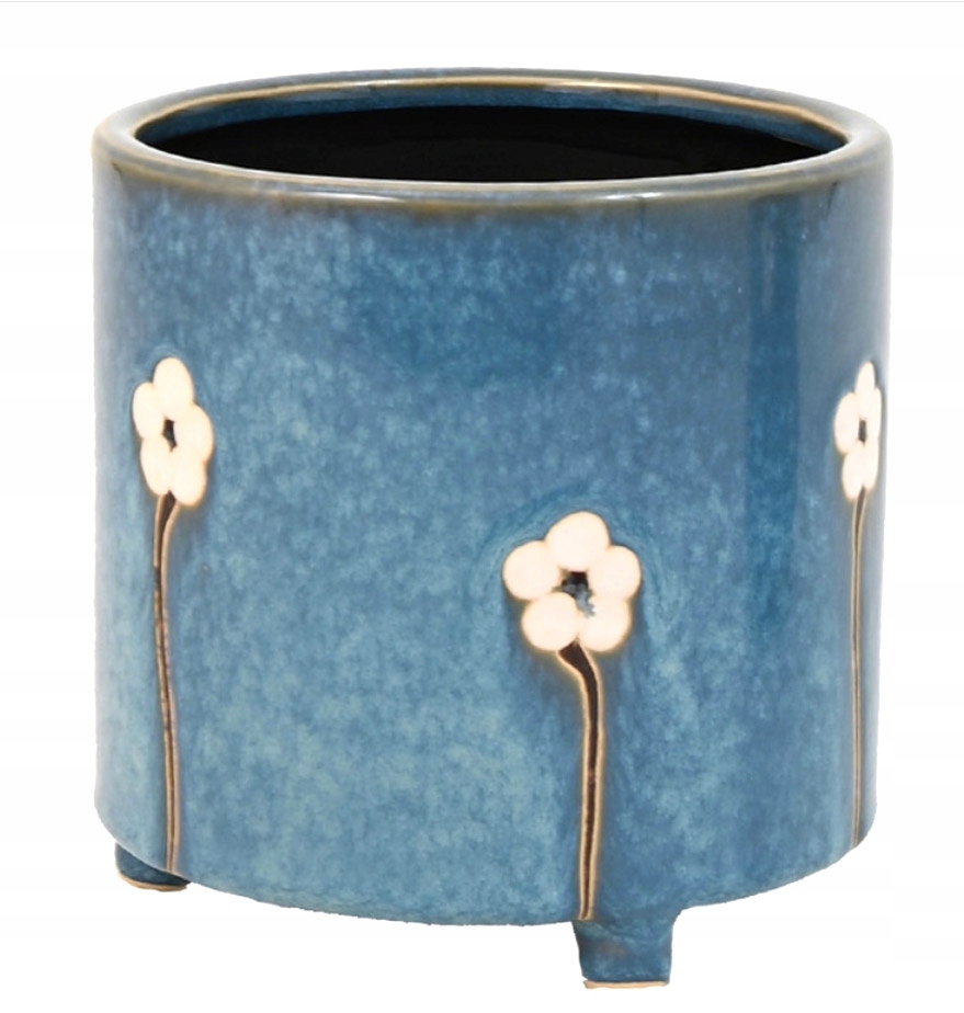 

Doniczka Niebieska Kwiatki Zwiastun Wiosny 11x11cm