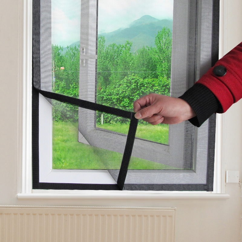 Moskitiera SIATKA OKNA 150x180 + GRATIS RZEP 6,6mb Maks. szerokość 180 cm