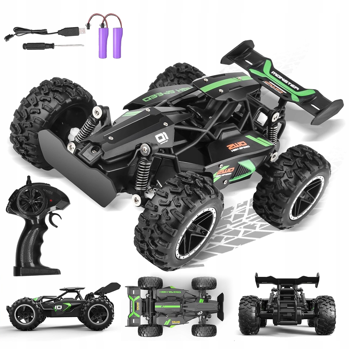 Auto Na Dálkové Ovládání Monster Auto Na Dálkové Ovládání Odolný Drift 1:18